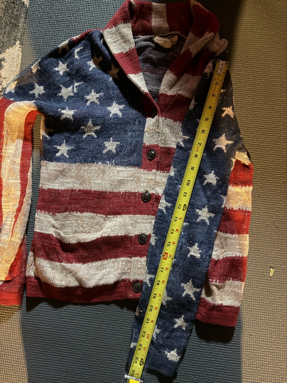 Vintage Vibes Denim & Supply Ralph Lauren American Flag Cardigan πΊπΈ - Picture 12 of 12